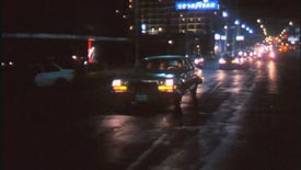 ''Thrill as the gang drives past the highly futuristic Goodyear sign that marks the boundries of the Forbidden Zone.''